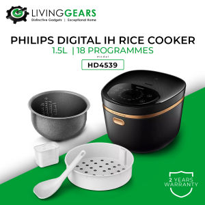 PHILIPS Digital IH Rice Cooker 5000 Series with Taste Selection HD4539 (HD4539/62) (Kitchen Appliances)
