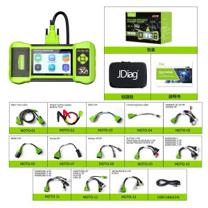 JDiag M300 Motorcycle Diagnostic Tool OBD2 Scanner Motorcycle Diagnose Tools ABS Engine For BMW Ducati Harley Honda Yamaha