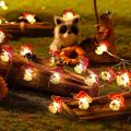HUYAN Decorative 3D Mushroom Copper Wire Lights Simulation Mushroom Shap Fairy String Lamps Christmas Fairy String Lamps 2/3 Meters Mushroom String Lights Garden Party. 