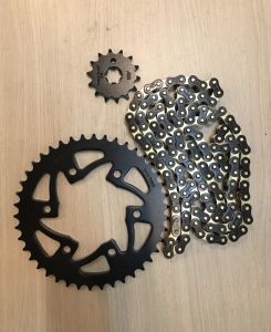 NHÔNG SÊN DĨA(NHÔNG XÍCH ĐĨA) PRO-BIKE THÁI CNC CHO EXCITER 150 RÁP LÊN ZIN THEO XE