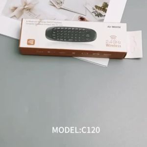 (HD1)C120 2.4g Air Mouse Wireless Keyboard Universal Smart Remote for Android TV