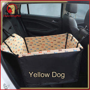 Large Dog Car SeatReinforced Car Dog SeatRobust and Waterproof Pet Car Seat for The Back Seat