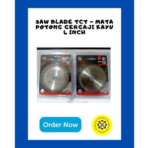 Mata Potong Gergaji Kayu 4 Inch Pisau Gurinda Circular Saw Blade TCT