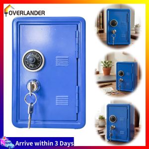 【Fast Shipping】 Kids Safe Coin Bank with Combination Lock and Cash Tray for Boys Girls 7.1x4.7x3.9inch Durable Money Storage