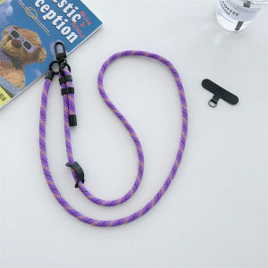 Zeallion New Mobile Phone Crossbody Straps Lanyard with T Pad Cute Sport Adjustable Stylish Long Phone Rope Pendant Nylon Strap