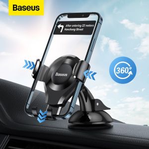 Baseus Car Phone Holder for iPhone Auto Gravity Dashboard Sucker Car Cellphone Moible Phone Support Samsung/Xiaomi/Huawei Holder
