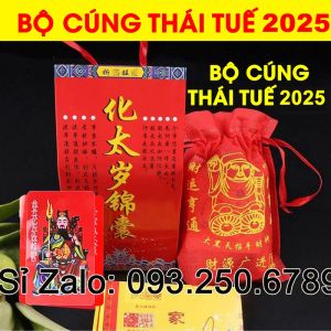 [HÀNG CHUẨN] BỘ CÚNG GIẢI thái TUẾ NĂM ẤT TỴ 2025 dành cho các tuổi  TỴ - HỢI - DẦN - THÂN