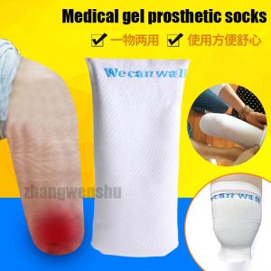 Amputation Amputated Polymer gel cover Prosthetic Leg gel socks stump silicone gel socks /Stump Sock Comforgel Stokin Gel Kaki Palsu ( Gel sock Prosthesis) elow Knee Gel Liner Socks For Prosthetics Leg (Silicone stump Sock)