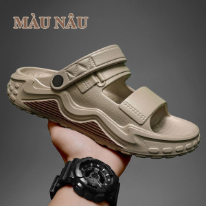 Dép thời trang nam G00044 thiết kế nhựa dẻo đúc nguyên khối đa dạng màu sắc nam tính