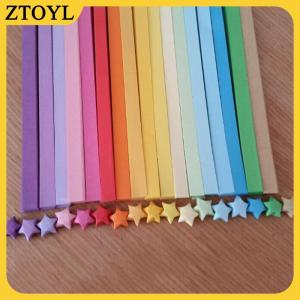ZTOYL  Dải Giấy origami ngôi sao may mắn Ruy Băng Giấy gấp màu