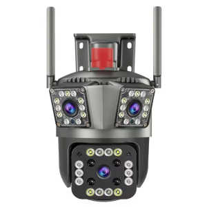 V380 PRO 3-Lens Cctv Wireless Connect Phone 360° indoor and outdoor Full Color Night Vision 1080P Two-way Call Alarm warning