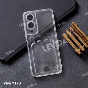 Vivo Y17S Card Case Clear / Slot Kartu Bening Case Vivo Y17S