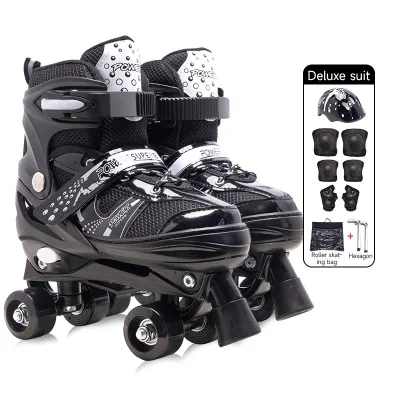 IMUTO Roller skate shoes for kids Adjustable skating shoes for kids Roller Skates With 4 Wheel