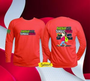 kaos pria lengan panjang Pasukan Anti Tanggal Merah distro katun tc 30s premium tshirt terbaru murah
