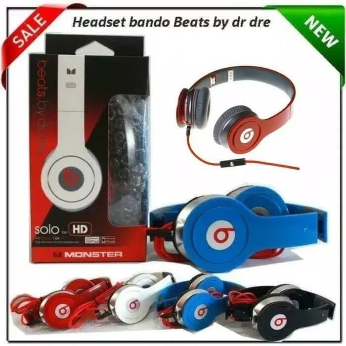 HEADPHONE/ HEADSET Bando BEATS SOLO HD BY DR DRE WITH MIC Lazada