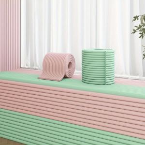 MIRELINA 2m Desk Edge Guard Strip Self Adhesive Baby Safety Anti Collision Cushion Soft Wall Corner Protector for Window Sill Bedside