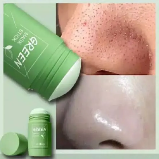 Green Tea Clay Stick Mask  Herbal Purifying Clay For Blackhead