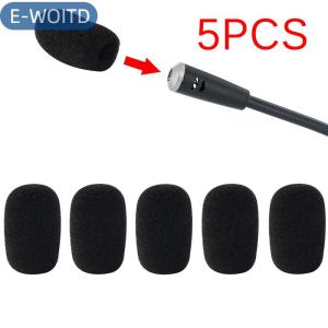E-WOITD 5 cái mic microphone kính chắn gió mềm Foam Pad mic Bìa chủ Sponge da