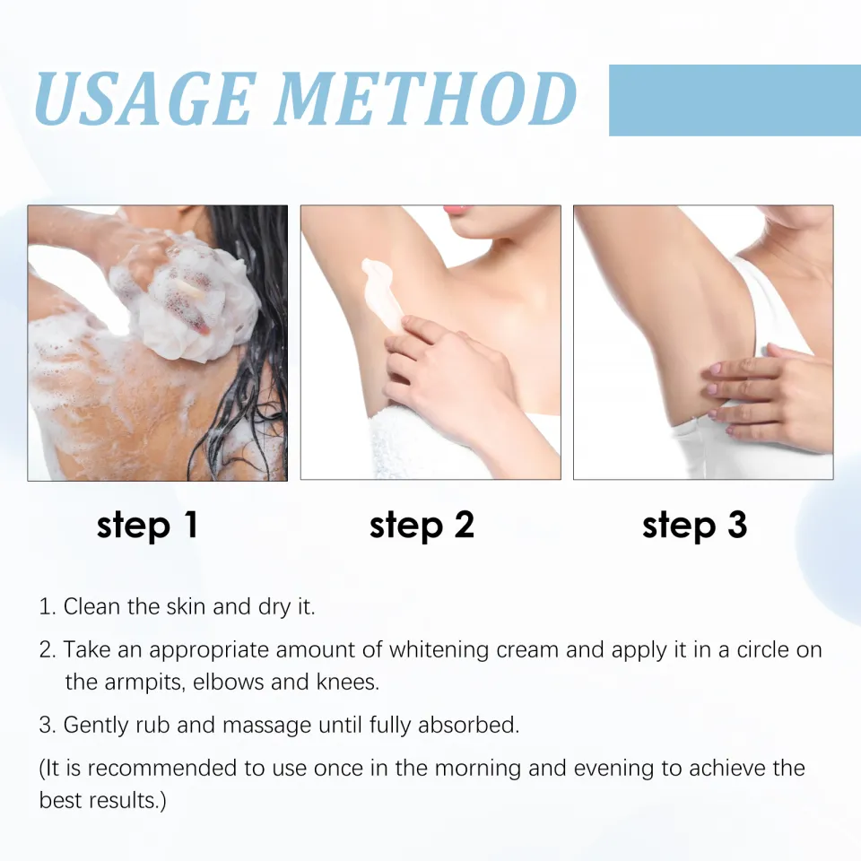 OUHOE Underarm Whitening 60g Effective instant whitening Cream