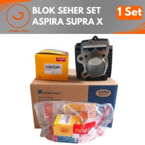 Blok Seher Set Cylinder Block Head Aspira Piston Kit Lengkap Motor Honda Grand Supra Fit Supra X