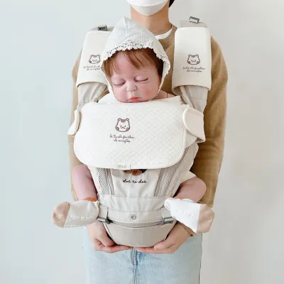 Orzbow 3 Pcs Drool Pad for Baby Carrier 100% Cotton Baby Drooling Bibs Saliva Towel Chest Bibs Ergonomic Baby Carrier Accessories