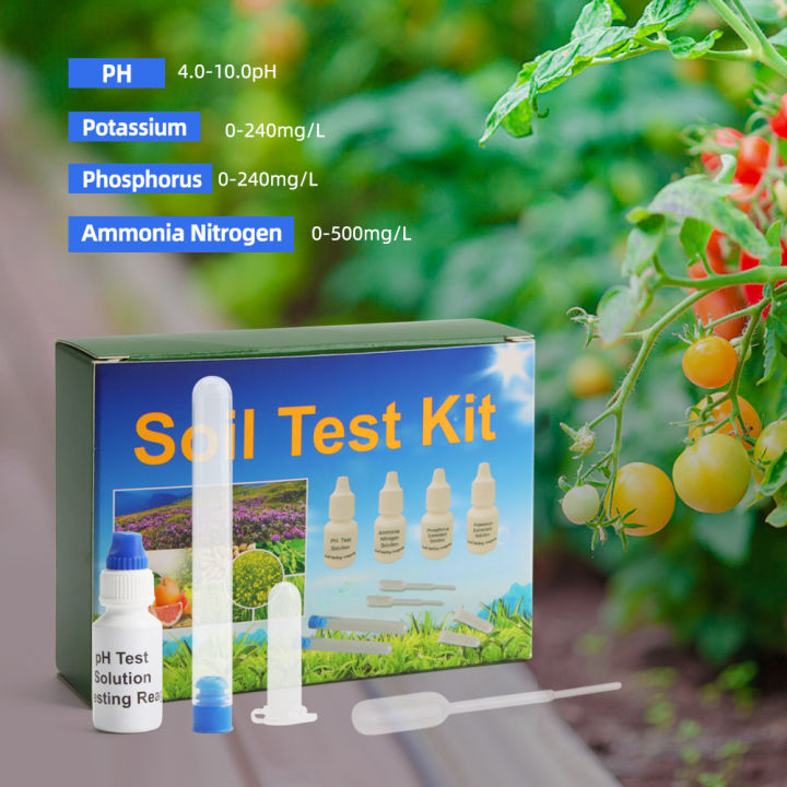 LAZADA 4 in 1 Soil Tester Soil PH Meter Ammonia Nitrogen Meter ...