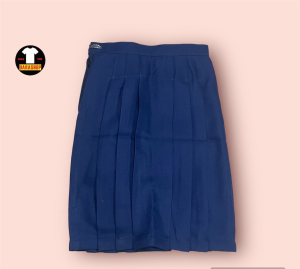 กระโปรงนักเรียน สีกรมอ่อน ผ้ามัน ผ้ามันเงา 6 จีบ กระโปรงเด็กประถม ทนทาน ไม่ซีดง่าย ใส่สบาย ยับยาก พร้อมส่ง