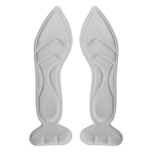 4Pcs Shoes Insoles Women High-heel Insoles Sports Sponge Soft Insoles Memory Foam Insoles Shoes Sole Breathable Cushion Pads Be Cut Anti-slip Foot Care Massage Pads Comfort Breathable Insoles