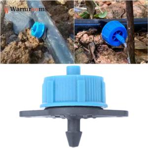 100pcs Pressure Compensating Drip Emitters Micro Connectors 2L/4L/8L Adjustable Drippers for Garden Lawn Drip Irrigation