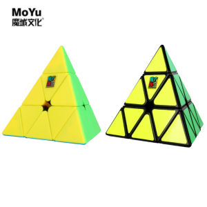 2 Pieces Moyu MoFang JiaoShi Meilong 3x3x3 Pyramid Cube Magic Cubing Pyraminx 3x3 Speed Cube Puzzle Cube Toy