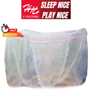 [Quà tặng dây mùng] Mùng ngủ (màn ngủ) vải Voan Xuất Khẩu Loại 1 Chống Muỗi có cửa ( và loại không cửa) Lucky More Đủ Size HY&HAN Unistore