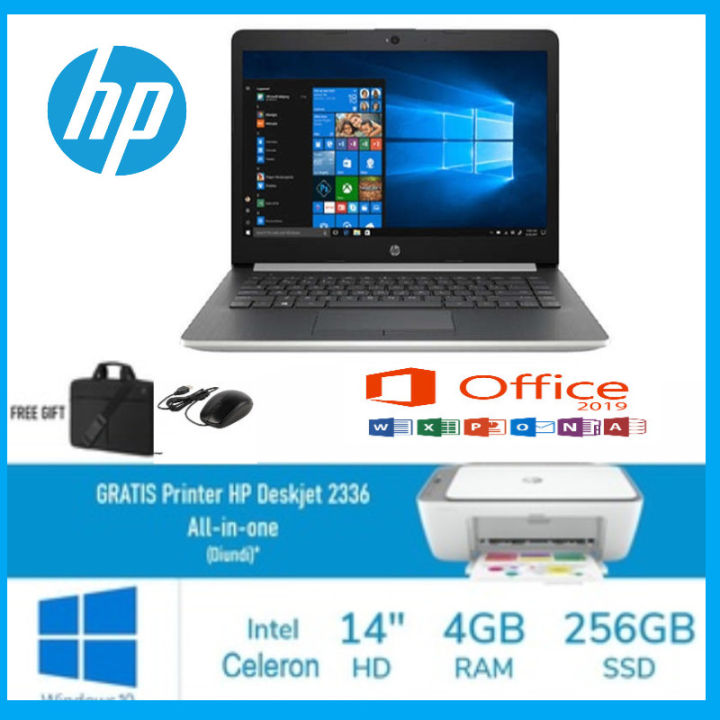 Laptop HP 14 Dual Core RAM 8GB/1 TB/SSD 256GB Windows 10 2GB