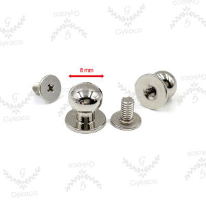 Asesoris Tas Kancing Pion / Baut Pentol - 8 mm // Aksesoris Tas Murah Kancing Pion - Aksesoris Tas