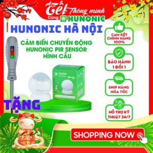 Cảm Biến Chuyển Động Hunonic Pir Sensor Hình Cầu Phát Hiện Chuyển Động Thông Báo Trên Điện Thoại