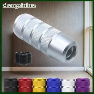 zhangxiuhua 1 Set Manual Transmission Aluminum Knurled Shifter Lever Knob Shifter Lever Knob Auto Accessories 95MM Non-Slip Gear Shift Knob