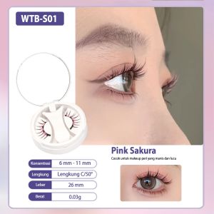 WOTADO Bulu Mata Palsu Magnetic 3D Berwarna/Magnetic Eyelash Bulumata Magnet Tanpa Lem