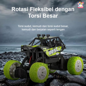 [KST] Mobil RC Mainan Cross County Remote Control Lampu 1:20 Anak Laki Laki Kado Ulang Tahun