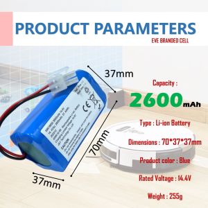 【𝙍𝙀𝘼𝘿𝙔 𝙏𝙊 𝙎𝙃𝙄𝙋】 Hi-Performance Replacement Battery for ILIFE A4 / A4S / A6 / V7 / V7S PRO / V7S Plus / V55PRO / W400 / A9 / A9S / A80 PLUS / X620 / X623 / X800 ECOVACS ROBOT BATTERY CEN540 CEN546