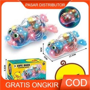 Mainan Anak CUTE DUCK TRANSPARENT DUCKLING Mainan Bekek Transparan New Mainan Anak Perempuan - Mainan Anak Laki Laki