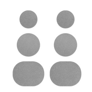 แผ่นปะติดรองเท้า4/6ชิ้นสติ๊กเกอร์รองเท้าแบบยางเหนียวแผ่นกันรองเท้ากัดแผ่นป้องกันส้นเท้าเครื่องมือดูแลส้นเท้ากันการสึกหรอ