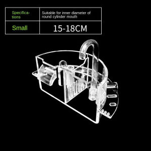 3in1 Circular Fish Tank Filter Aquarium Small Filter Box Drop Resistant Purified Water Oxygenation