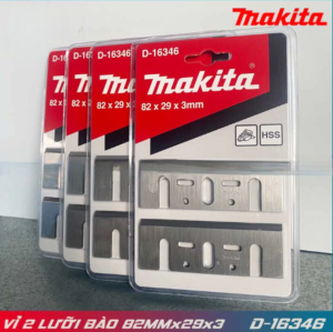 Vỉ 2 lưỡi bào gỗ 82mmx29x3mm makita D-16346