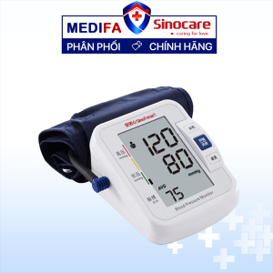 Máy Đo Huyết Áp Sinocare BA801 Cho Kết Quả Nhanh Chính Xác Có Giọng Nói Tiếng Việt Bảo Hành 3 Năm