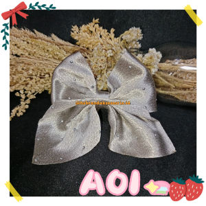 JEPIT RAMBUT PITA SATIN KOREAN STYLE / JEPIT RAMBUT PERMATA / KEP RAMBUT PITA ELEGAN / VINTAGE RIBBON HAIR CLIP / PR7215