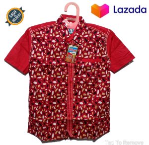 Kemeja Lengan Pendek Anak Laki Laki Pria Remaja Dewasa Bahan Katun Strecth Adem Melar Motif Bermotif Polos Kotak Kotak Murah Umur Usia PAUD TK SD SMP SMA Umur Usia 1 2 3 4 5 6 7 8 9 0 Tahun-UMMIBUSANA0605041322
