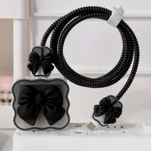 MINIFELE 262 18/20W For iPhone Gradual Clear Charger Head Cover Cable Protector Case Plug USB Protector Data Line Cover