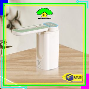 MI-C1197 Pompa Air Galon Elektrik Lipat 3 Tombol USB Charge Type C / Pompa Dispenser Flip Water Pump
