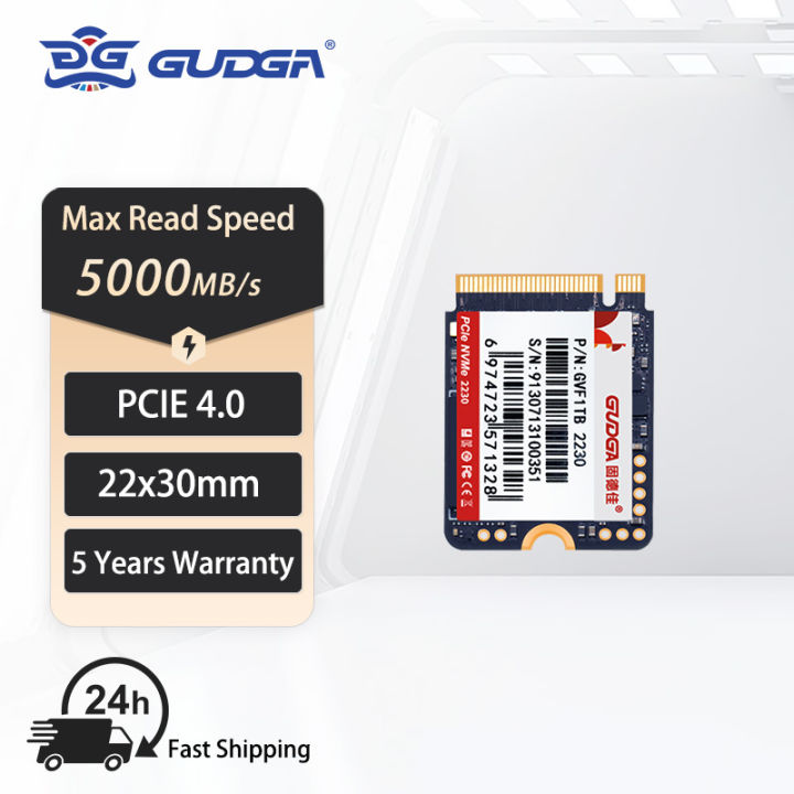 GUDGA Nvme 2230 M2 มินิ PCIe x4 Gen4 SSD 512GB 1TB สำหรับ Steam Deck ...