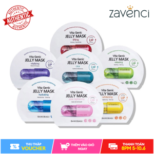 Mặt nạ giấy Banobagi Vita Genic Jelly Mask dưỡng ẩm một miếng lẻ 30ml Zavenci