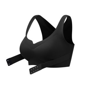 【SingaBralette】 Soft Support Wireless Bra Push-Up Adjustable Front Buckle Breathable Seamless Shape-Back Anti-Sagging Posture Correction Underwear
